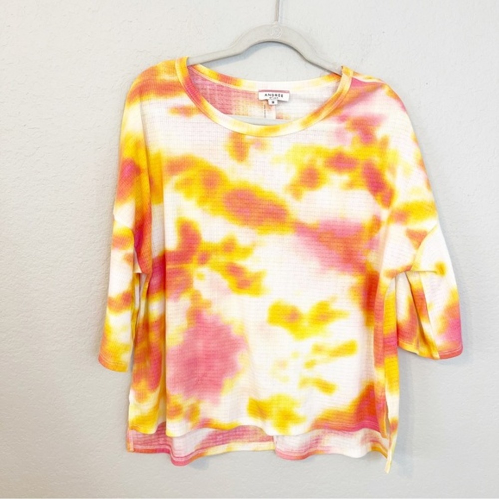 Andree By Unit‎ Tie Dye Waffle Blouse